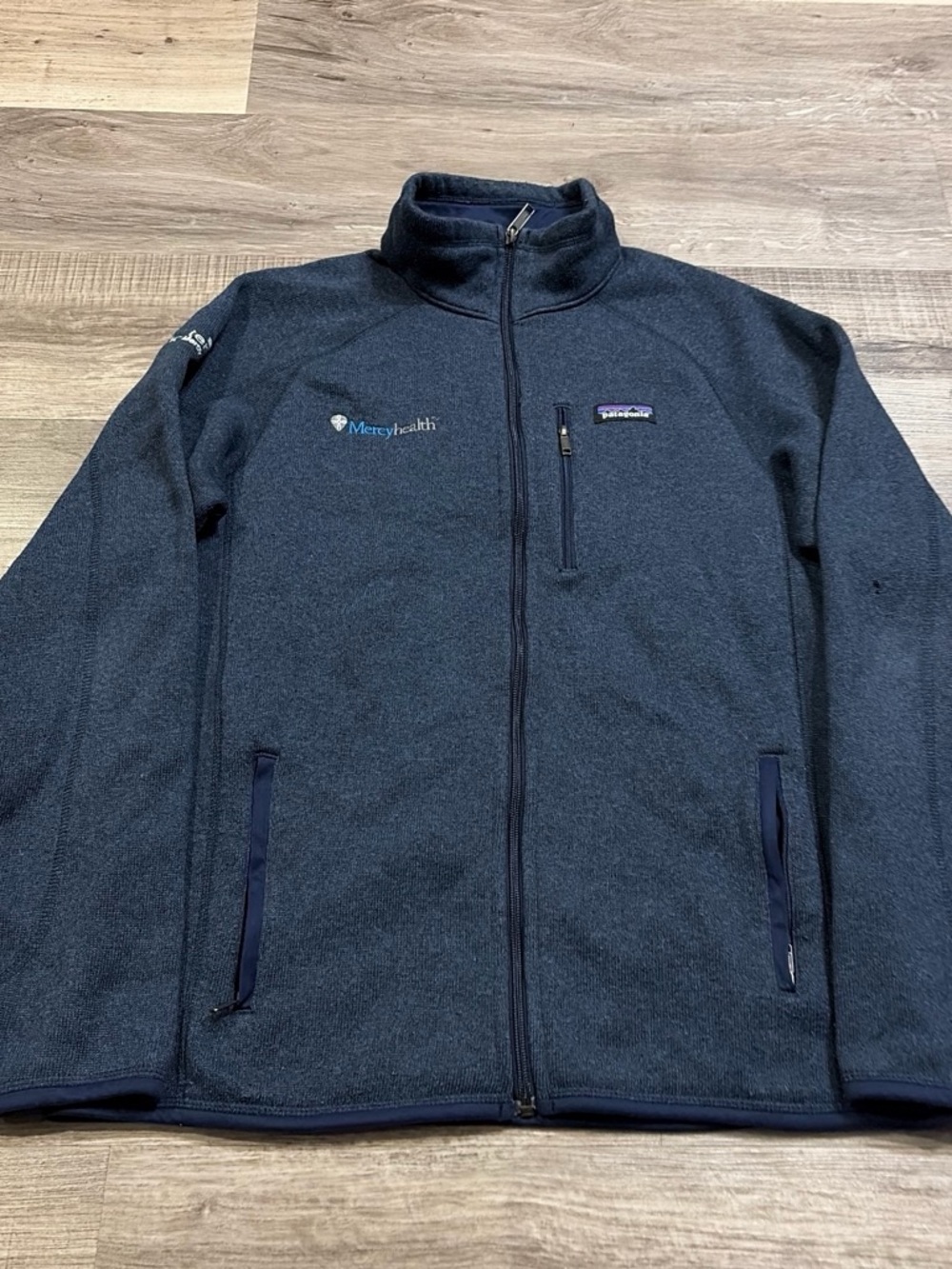 Patagonia Men's Full-Zip Fleece Jacket - Dark Navy